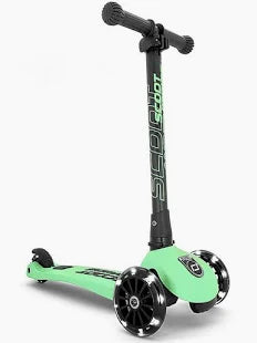 SCOOT AND RIDE -  Highwaykick 3 LED - Monopattino Verde Kiwi | 3-6 anni
