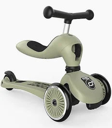 SCOOT AND RIDE - Highwaykick 1 - Trasformabile 2 in 1 verde oliva