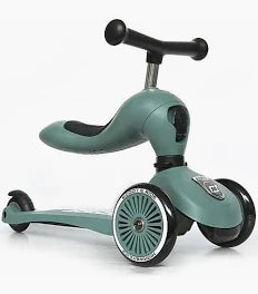 SCOOT AND RIDE - Highwaykick 1 – Monopattino Evolutivo 2-in-1 | Colore Forest