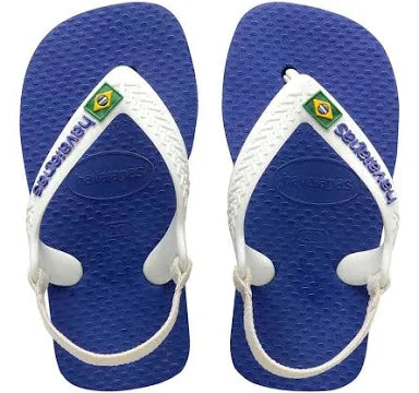HAVAIANAS BABY BRASIL LOGO AZUL NAVAL