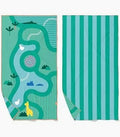 TRIXIE - Quut PlayTowel XL Safari | Telo Mare e Tappeto Gioco 2-in-1
