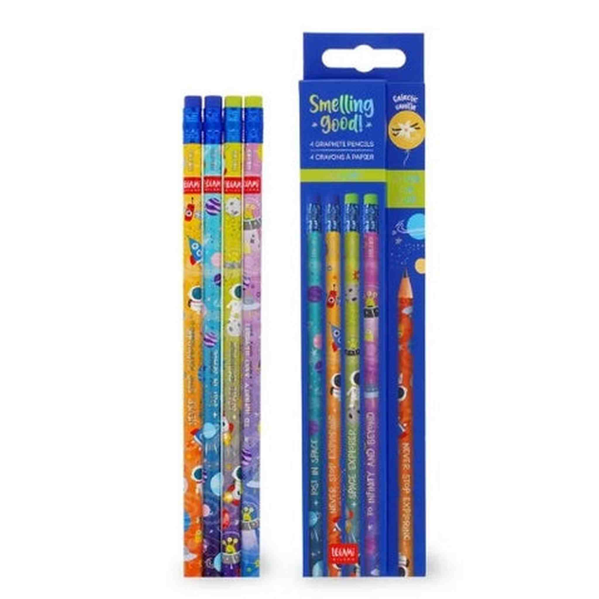 Smelling Good! - Set di 4 Matite HB Profumate - SPACE