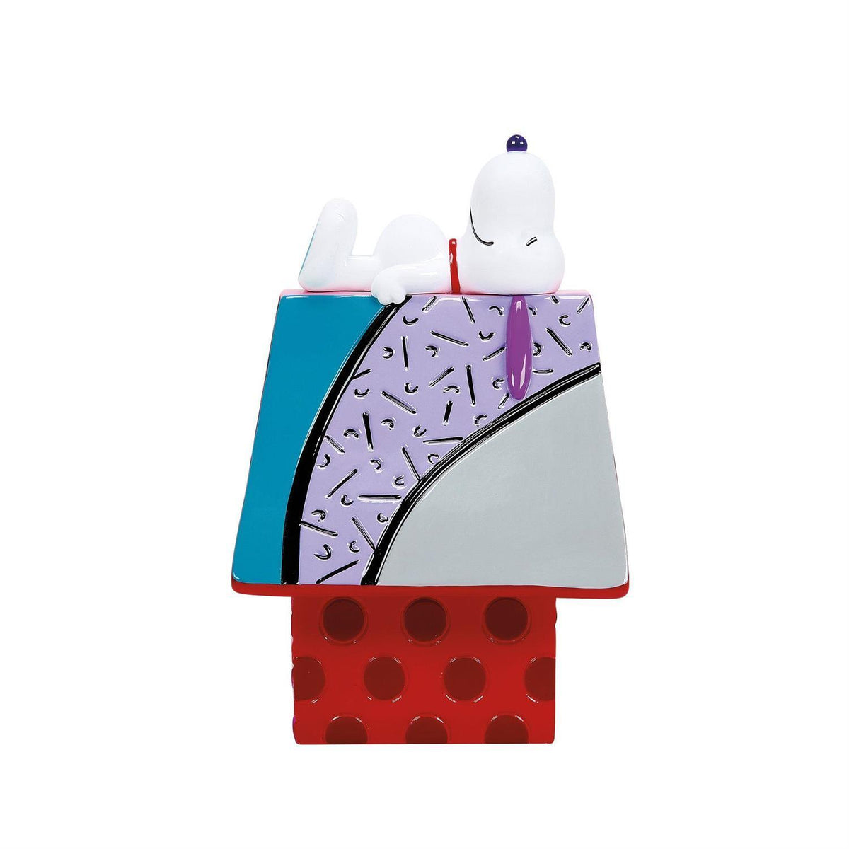 JIM SHORE PEANUTS BRITTO SNOOPY ON DOGHOUSE