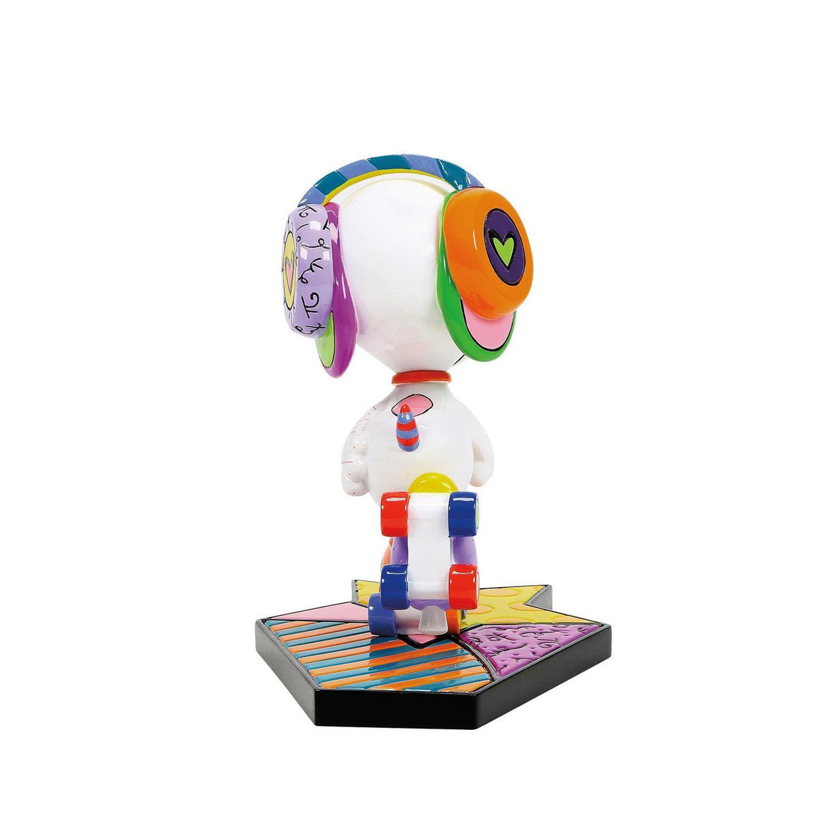 JIM SHORE BRITTO PEANUTS - SNOOPY ROLLER SKATING