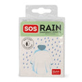 SOS-Poncho Usa e Getta, con Cappuccio-Taglia Kids