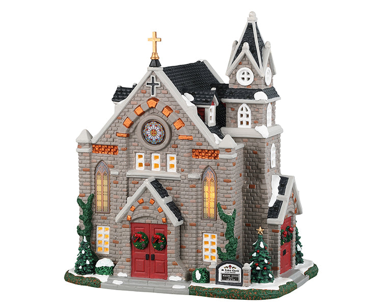 ST. LUKE'S CHURCH LED BULB WITH 4.5V 100mA ADAPTOR 35055-EU