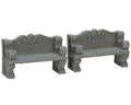 STONE BENCH, SET OF 2 74612-AA