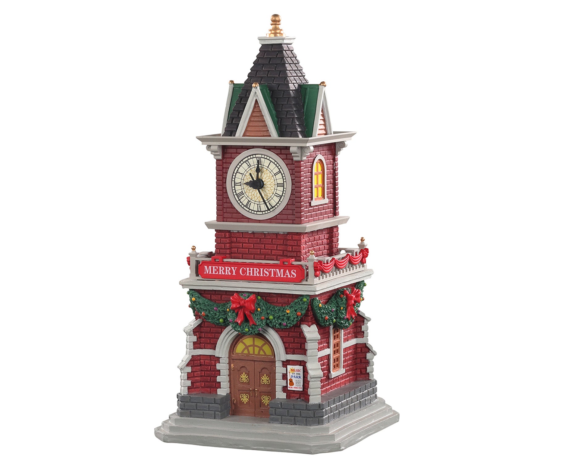 TANNENBAUM CLOCK TOWER, B/O (1.5V) 05679-AA