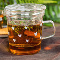 SIMPLE DAY - Mug con Infusore in vetro borosilicato Tappezzeria Cuori