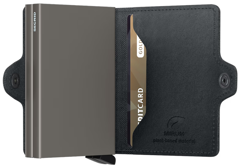 SECRID - Twinwallet MIRUM Plant-Based Black