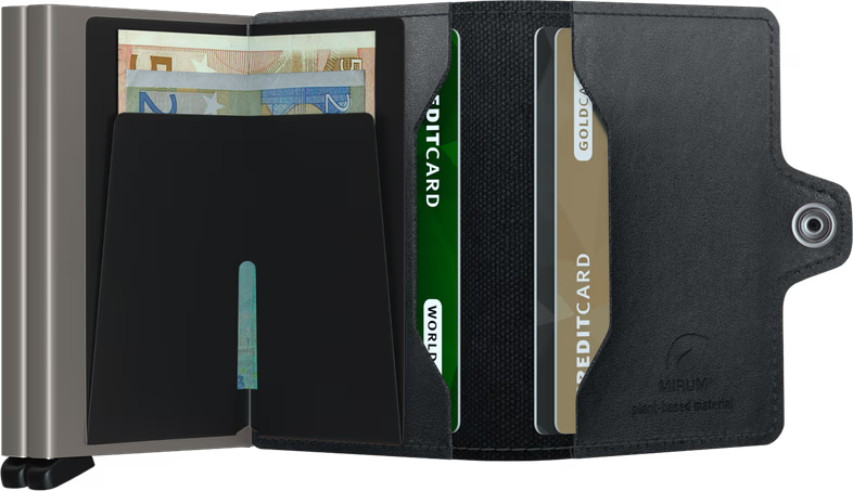 SECRID - Twinwallet MIRUM Plant-Based Black