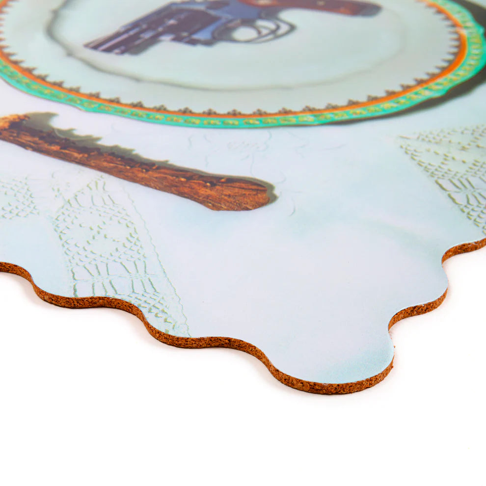 Seletti TOVAGLIETTA IN PP+SUGHERO "TOILETPAPER HOME" - BON APPETIT