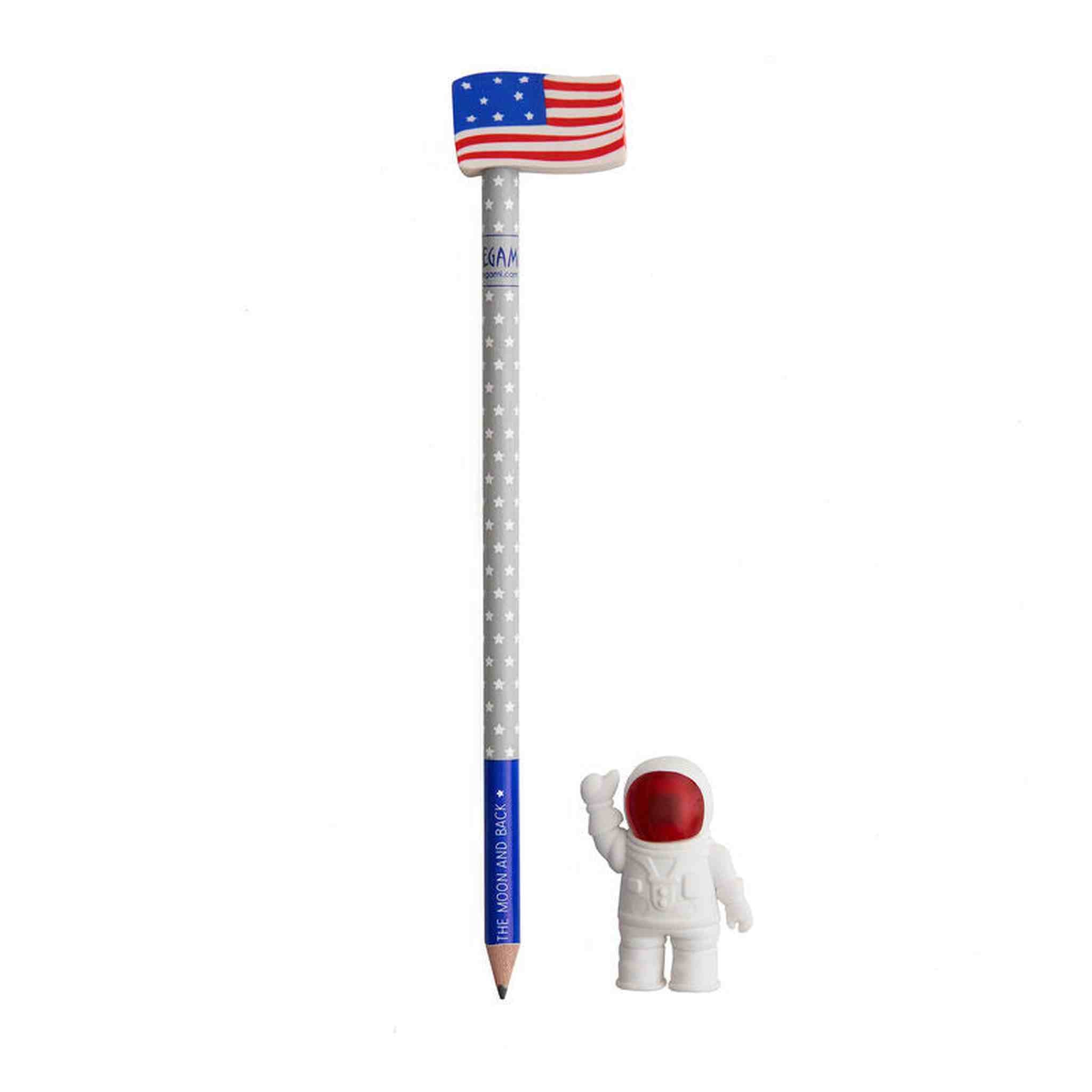 To The Moon And Back - Set di 2 Gomme+1 Matita