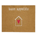 SIMPLE DAY - Tovaglietta in fibra di cellulosa con decoro Buon appetito