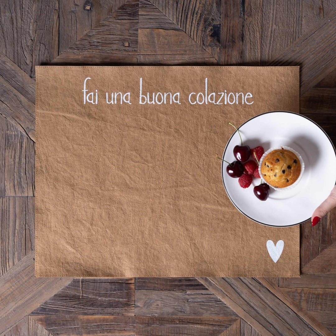 Simple Day Tovaglietta in Fibra di Cellulosa 36x45 cm - Buona colazione