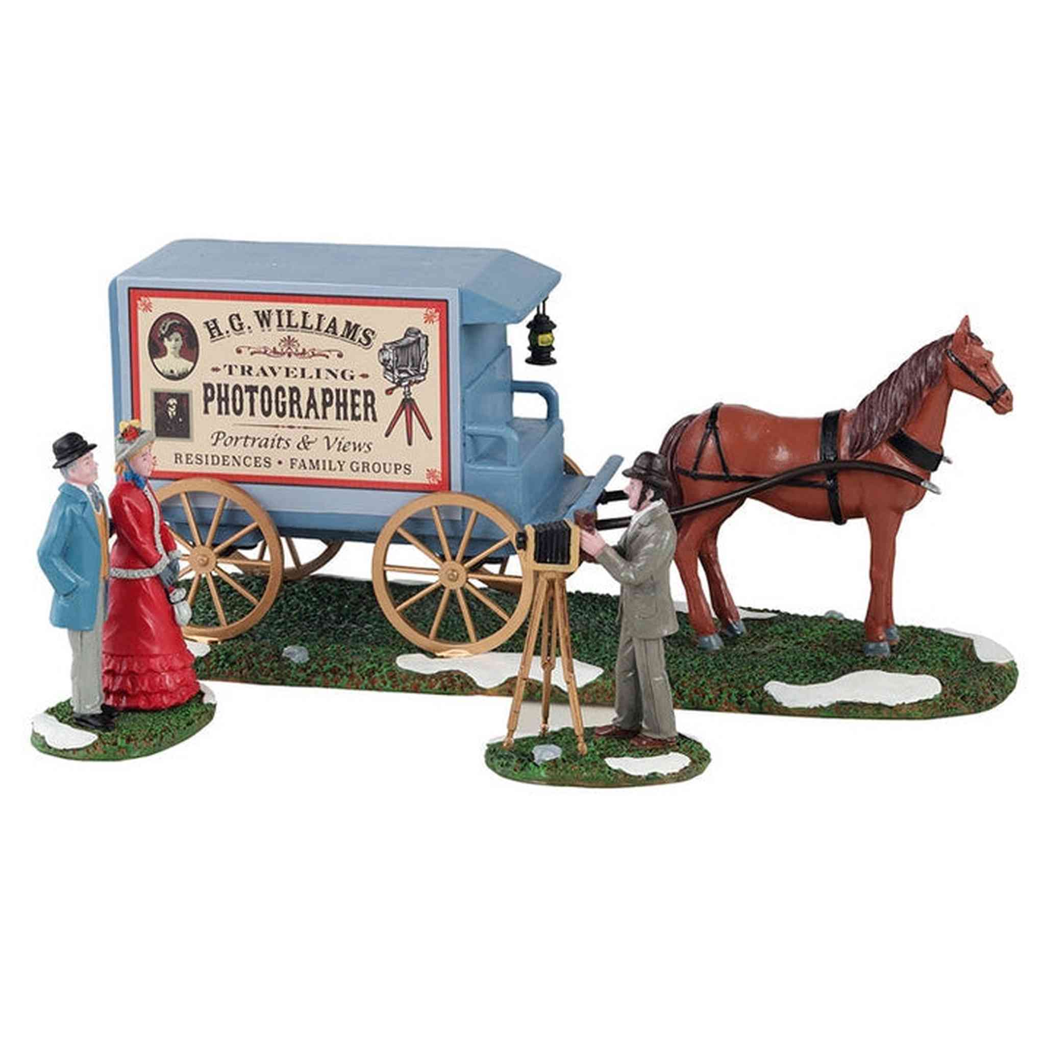 TRAVELING PHOTOGRAPHER WAGON,SET OF 3 13561-AA