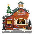 Tree farm Multicolor-B/O-LED-23x13x24,5cm