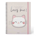 TRIO - QUADERNO CON SPIRALE 3IN1 - A4 - KITTY