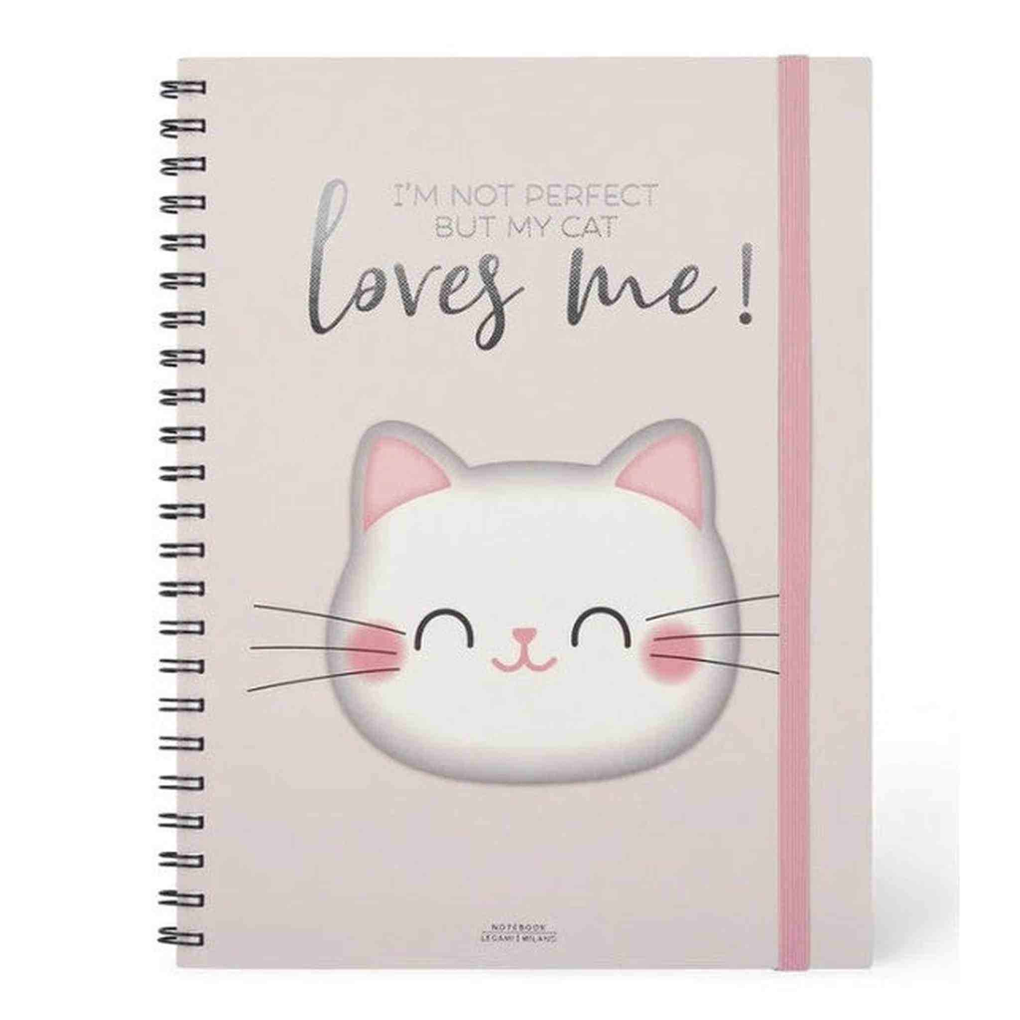 TRIO - QUADERNO CON SPIRALE 3IN1 - A4 - KITTY