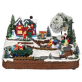 Village car animatedMulticolor-Adapter-LED-30,5x19,5x18cm