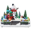 Village car animatedMulticolor-Adapter-LED-36x24,5x27,5cm