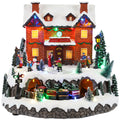 Village skaters animatedMulticolor-Adapter-LED-30,5x27x27cm