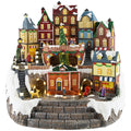 Village train animatedMulticolor-Adapter-LED-41,5x35,5x39cm