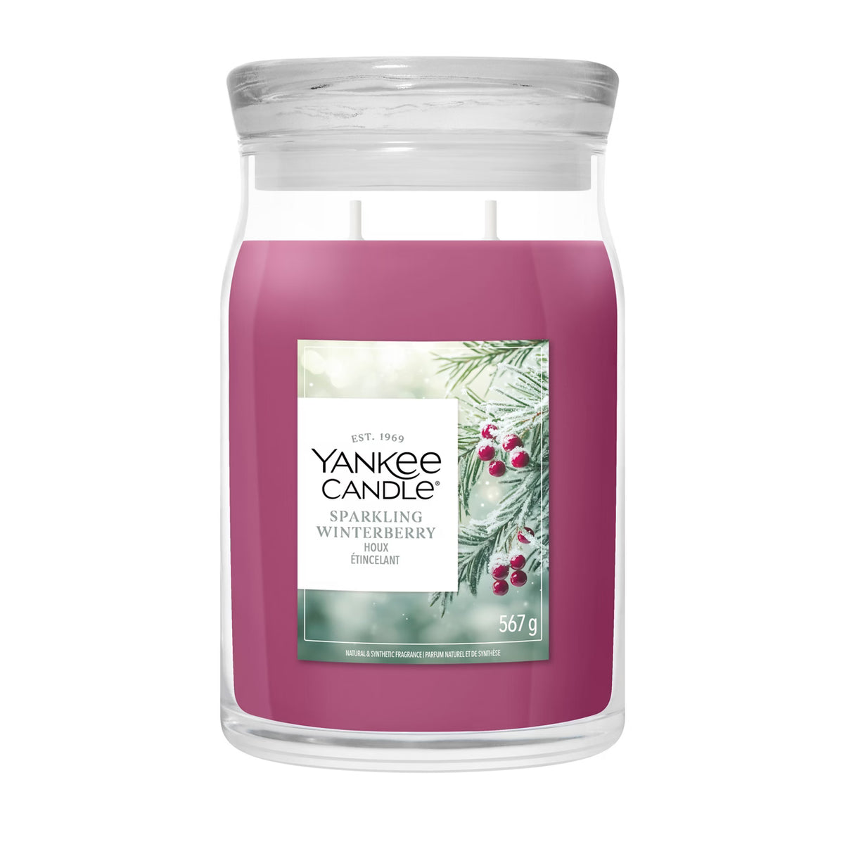 Yankee Candle Sparkling Winterberry – Giara Grande Signature 567 g
